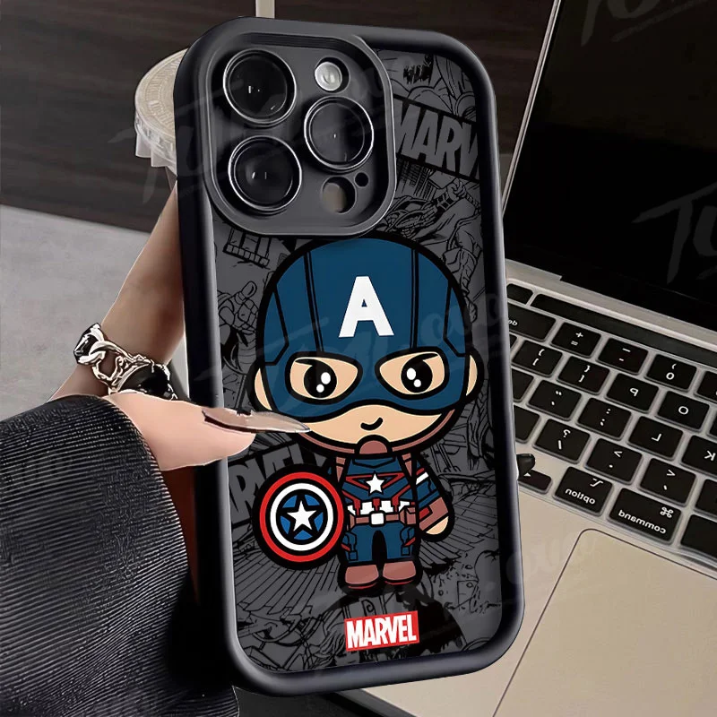 Marvel Spider Man Soft Silicone Phone Case for Xiaomi Redmi Note 13 12 11 Pro Plus 12S 11S 10S 10 9 9S 8 12C 13C Back Cover