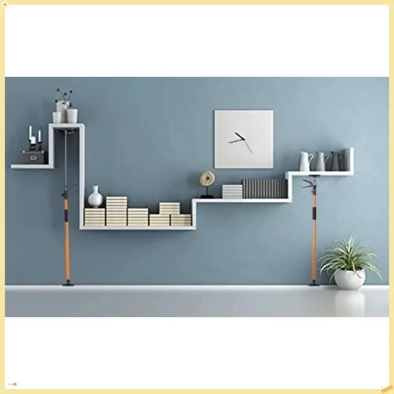 Стальная телескопическая регулируемая система поддержки сторонних рук 2PK — поддерживает 154 фунтов, удлиняет 49–14 дюймов |   для любителей DIY/черделителей