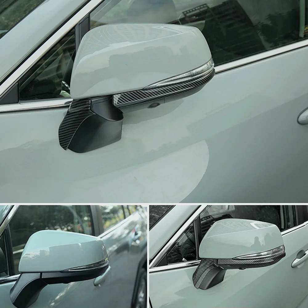 For Toyota RAV4 XA50 2019 2020 2021-2023 RAV 4 XA 50 Hybrid Car Rearview Mirror Side Molding Cover Trim ABS Chrome Accessories