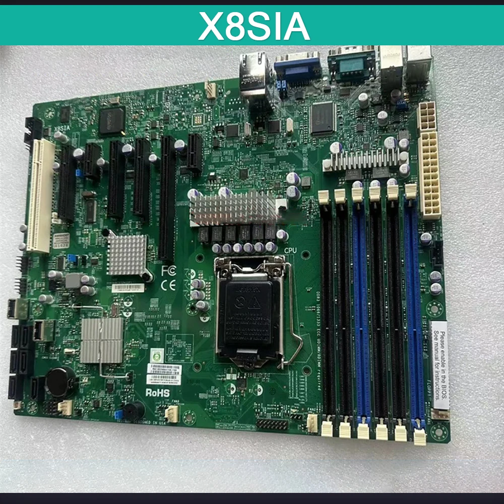 

1156-контактная материнская плата серверной рабочей станции X8SIA