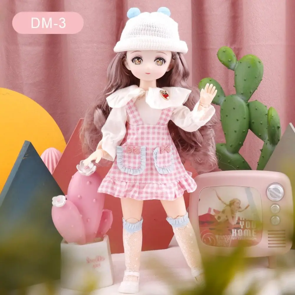 Lalka do Przebierania z Sferycznymi Stawami 30cm Anime BJD Lalka z Ubraniami Przebieranka 1/6 Lalki BJD 30cm Śliczna Lalka na Zawiasach Prezent Urodzinowy