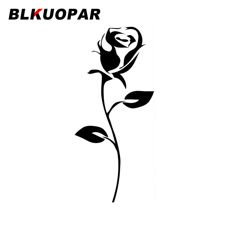 BLKUOPAR Noble Rose Car Stickers Beautiful Plants Decal Waterproof Diy Die Cut Motorcycle Caravan Car Decoration