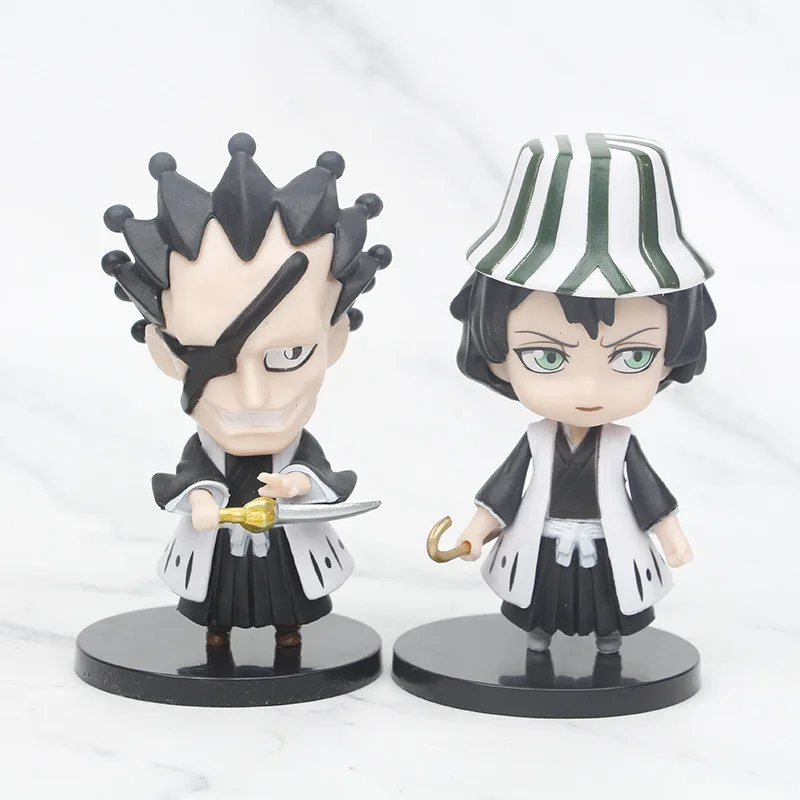 Bleach rukia kuchiki kurosaki ichigo hitsugaya toushirou estátua de pvc estatueta de ação mesa modelo colecionável brinquedos figuras presente