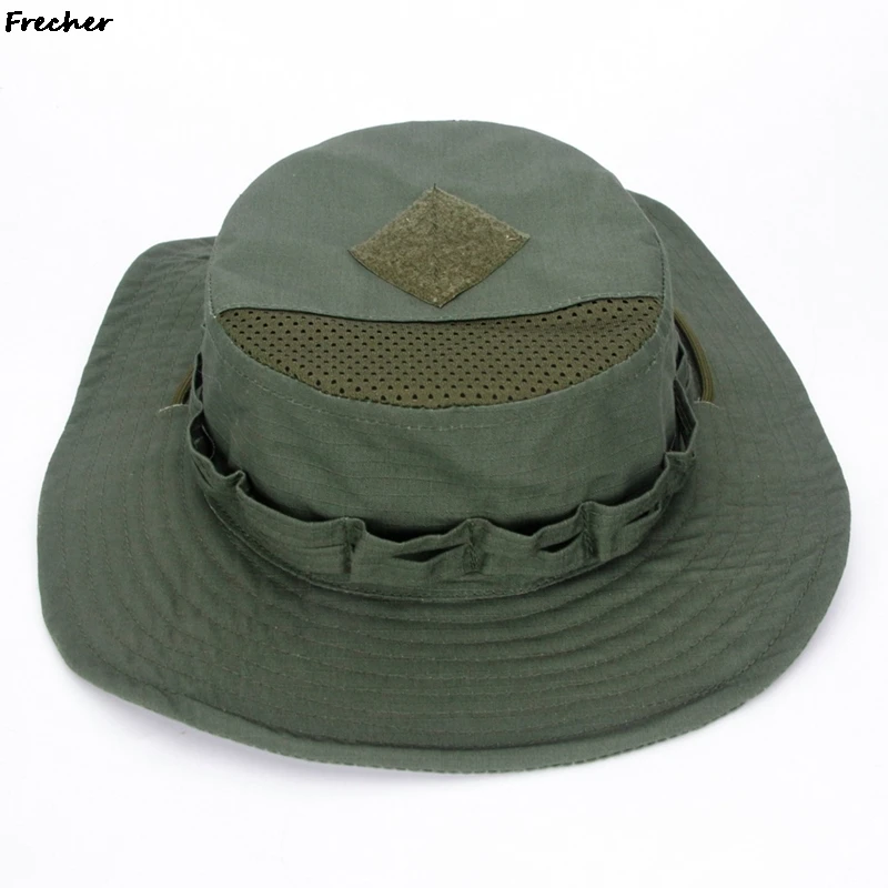 Men Professional Climbing Sun Hat Breathable Mesh Hunting Hats UV Protection Summer Hiking Camping Caps Drawstrings Shading Cap