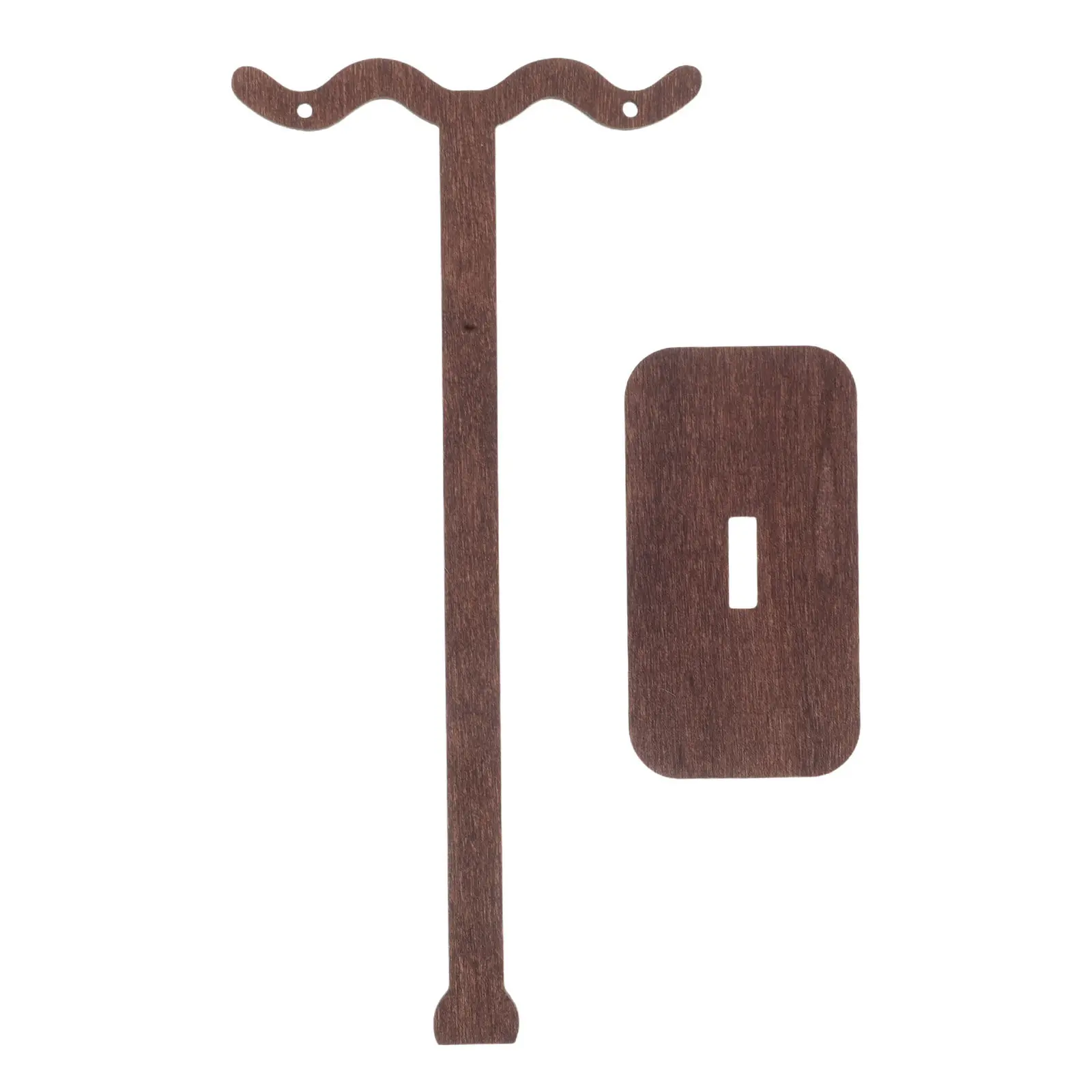 

Компактный органайзер для сережек, миниатюрная деревянная подставка для демонстрации украшений, винтажный стиль, для продажи на выставках и хранения