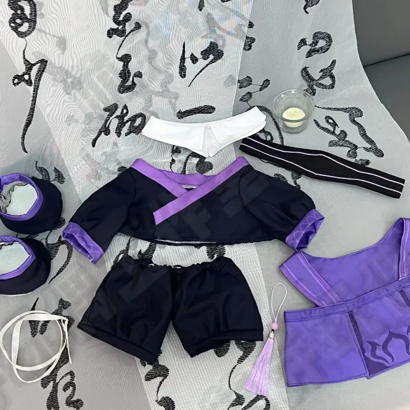 

Mo Dao Zu Shi Wei Wuxian Lan Wangji Jiang Cheng 40CM Plush Doll Dress Up Clothes Costume Cosplay Figures Accessories Anime Gift