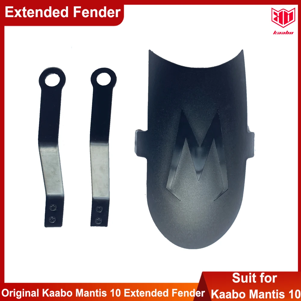 Extended mudguard rear fender set for Kaabo Mantis electric scooter skateboard kick scooter