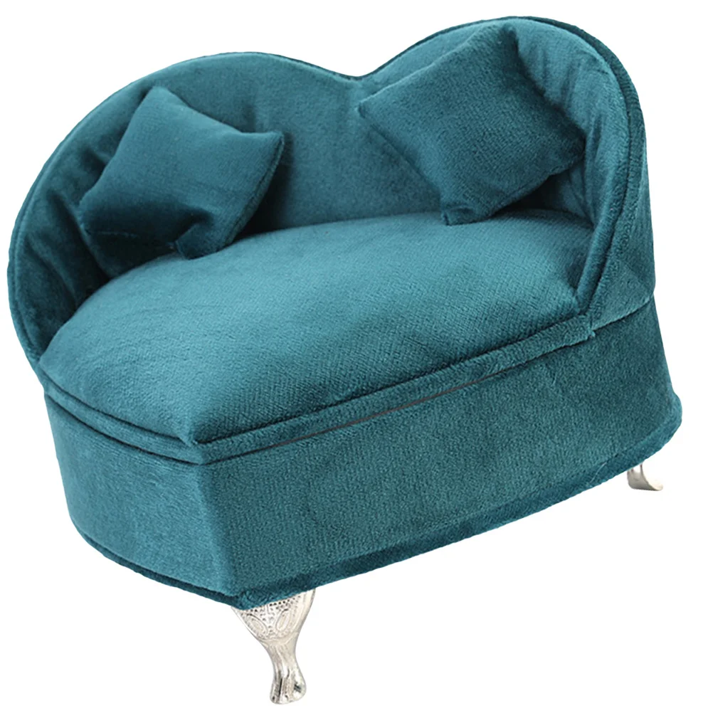 

Sofa Shaped Jewelry Box Small Portable Earring Necklace Organizer Travel Storage Case For Women Girls Trinket Box Jewelry