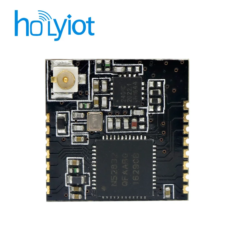 Holyiot Nordic NRF52832 PA  IPX Module Bluetooth Low Energy Development Board NRF52 DK  Long Distance nrf52832 2 4ghz ble 4 2 5 0 blue tooth wireless module e73 2g4m04s1bx ipex antenna iot wireless transceiver rf transmitter