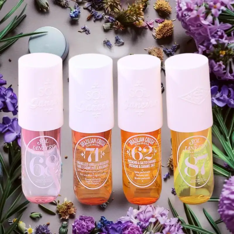 بخاخ عطر الجسم المنشط، رقمي برازيلي، يدوم طويلاً، خالي من الكحول