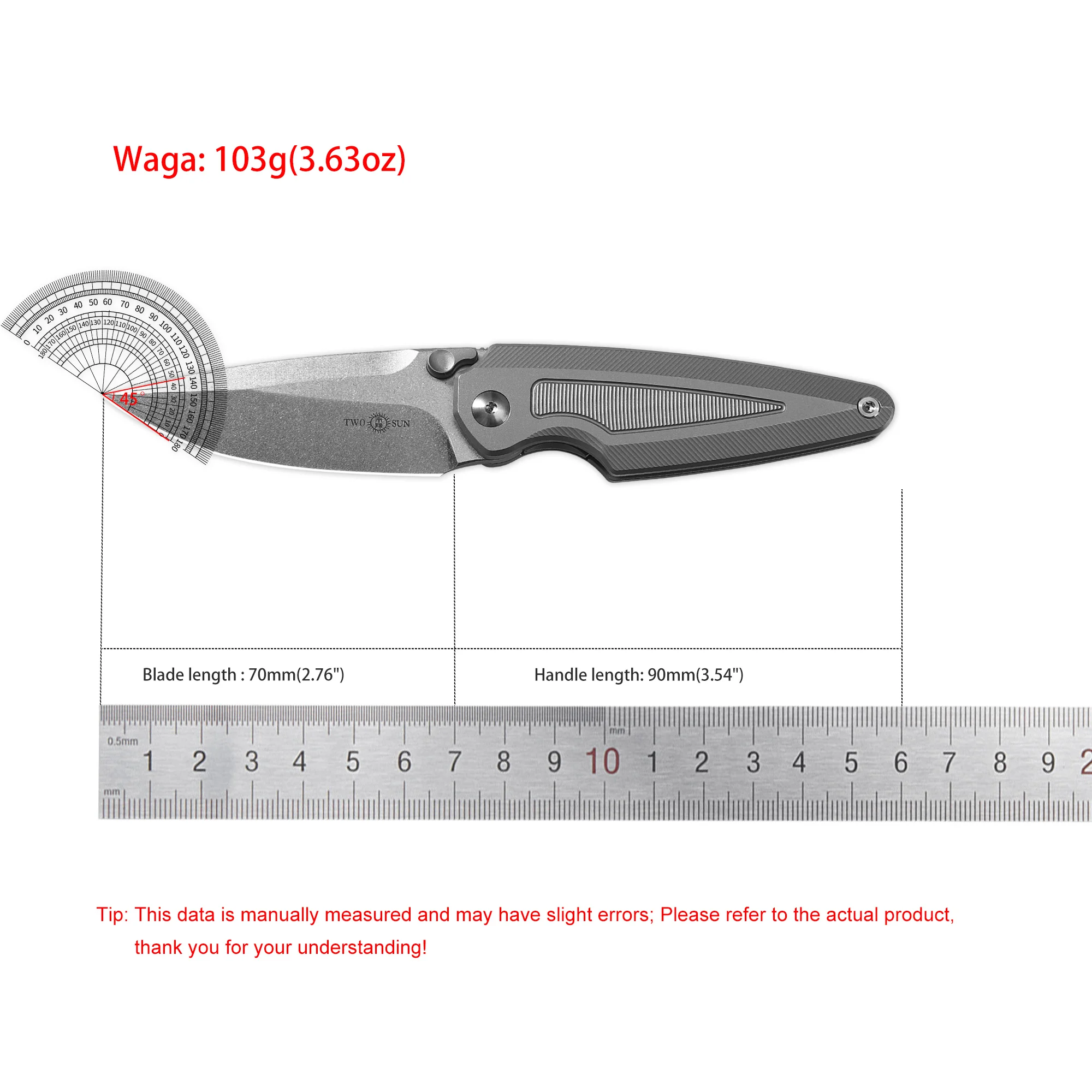 Twosun ts439 faca de bolso dobrável aço m390 lâmina resistente alça titânio ao ar livre tático acampamento multi ferramenta corte