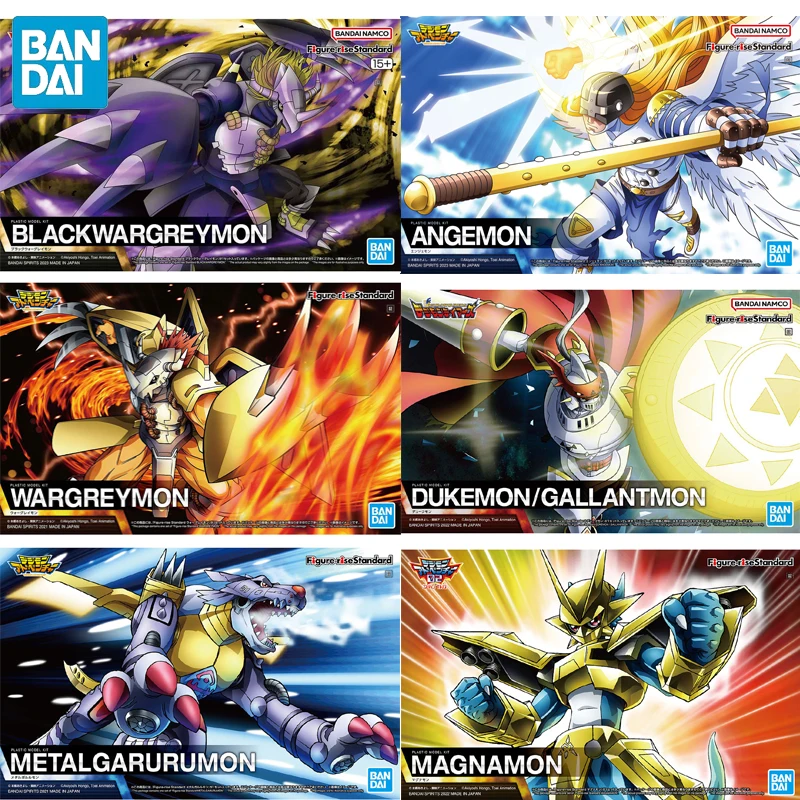 

В наличии BANDAI Стандартная фигурка Digimon Adventure War Greymon Metal Garurumon Angemon Gallantmon Аниме Фигурка Сборная игрушка