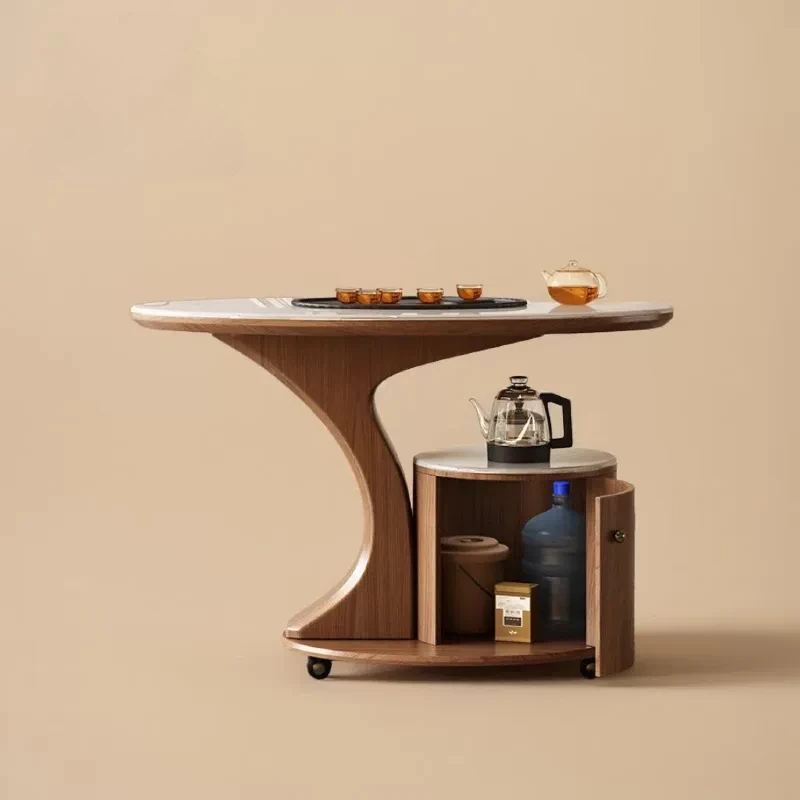 

Storage Brown Coffee Tables Round Modern Nordic Apartments Coffee Tables Living Room Salon Nesting Kaffeetische Furniture Home