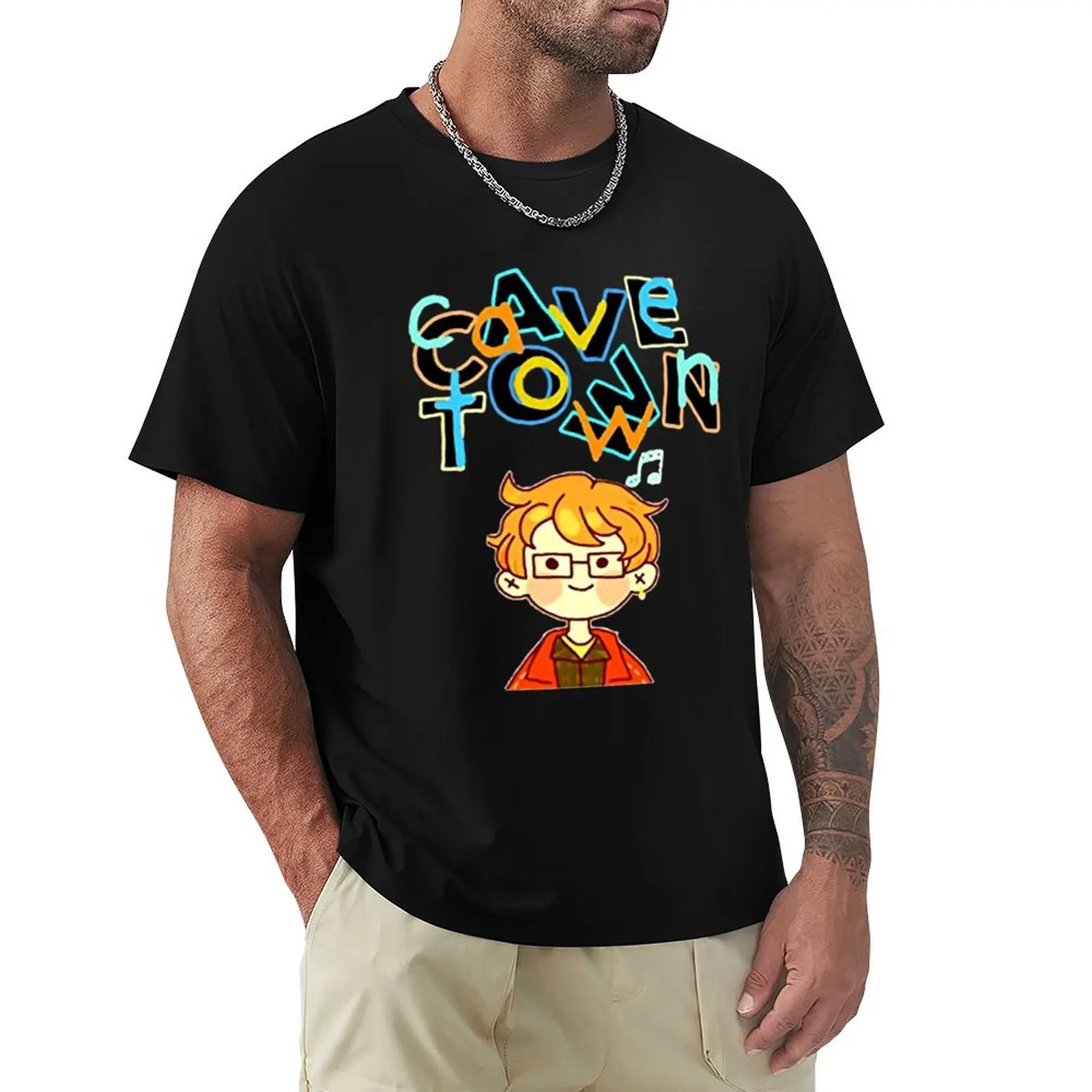 Cavetown lemon boy T-Shirt Relaxed Fit Casual Short Sleeve Top