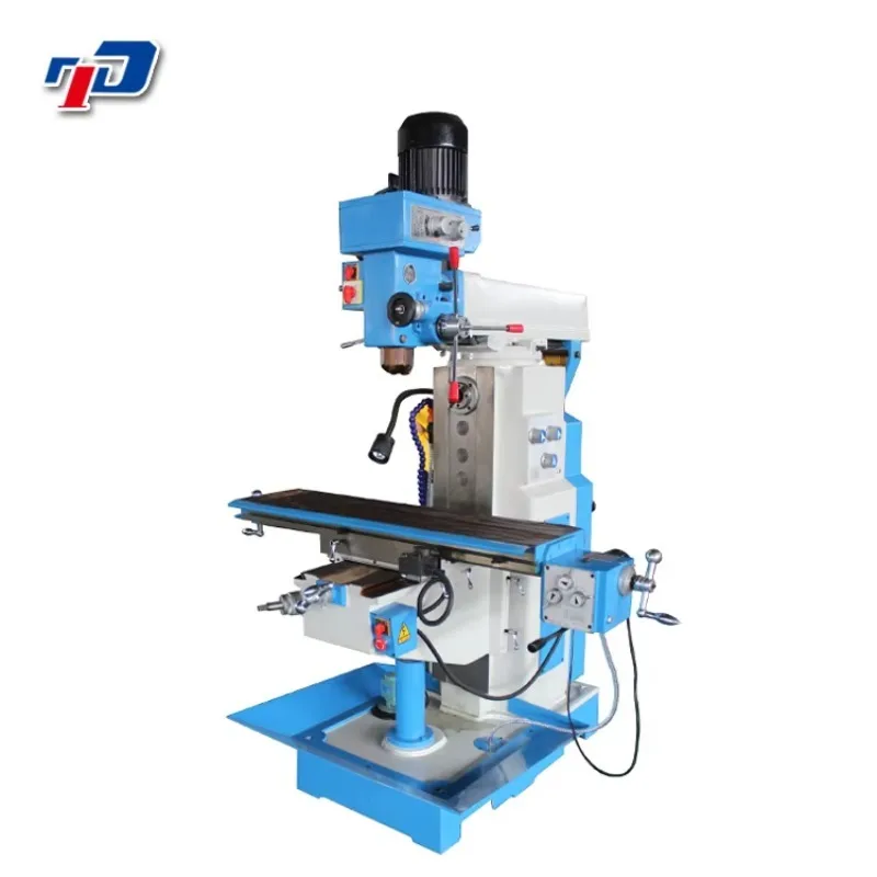 Universal Vertical Milling Machine ZX6350D R8 Spindle High Productivity Medium Duty Drilling And Milling Machine