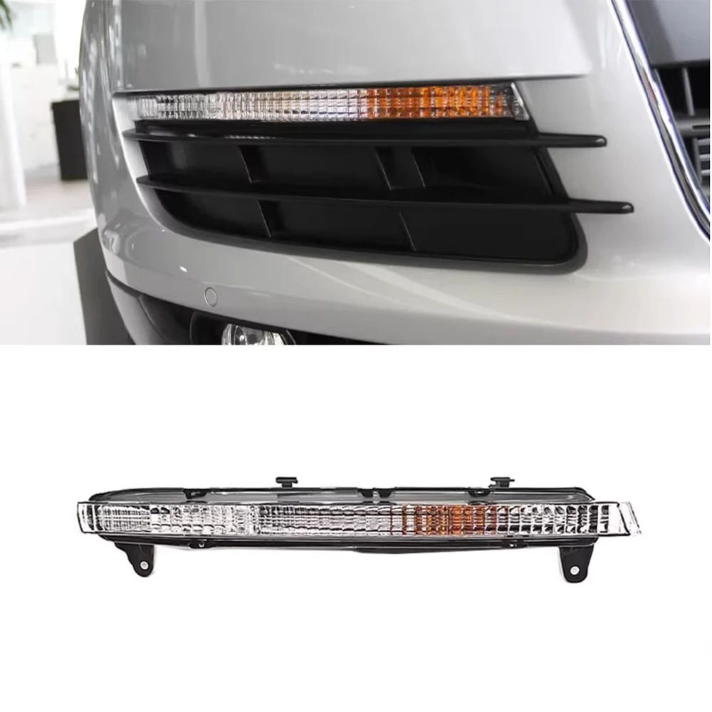 

Daytime Running Light Front Turn Signal Warning Lamp for Audi Q7 2006-2009 Yellow Light Without Bulb