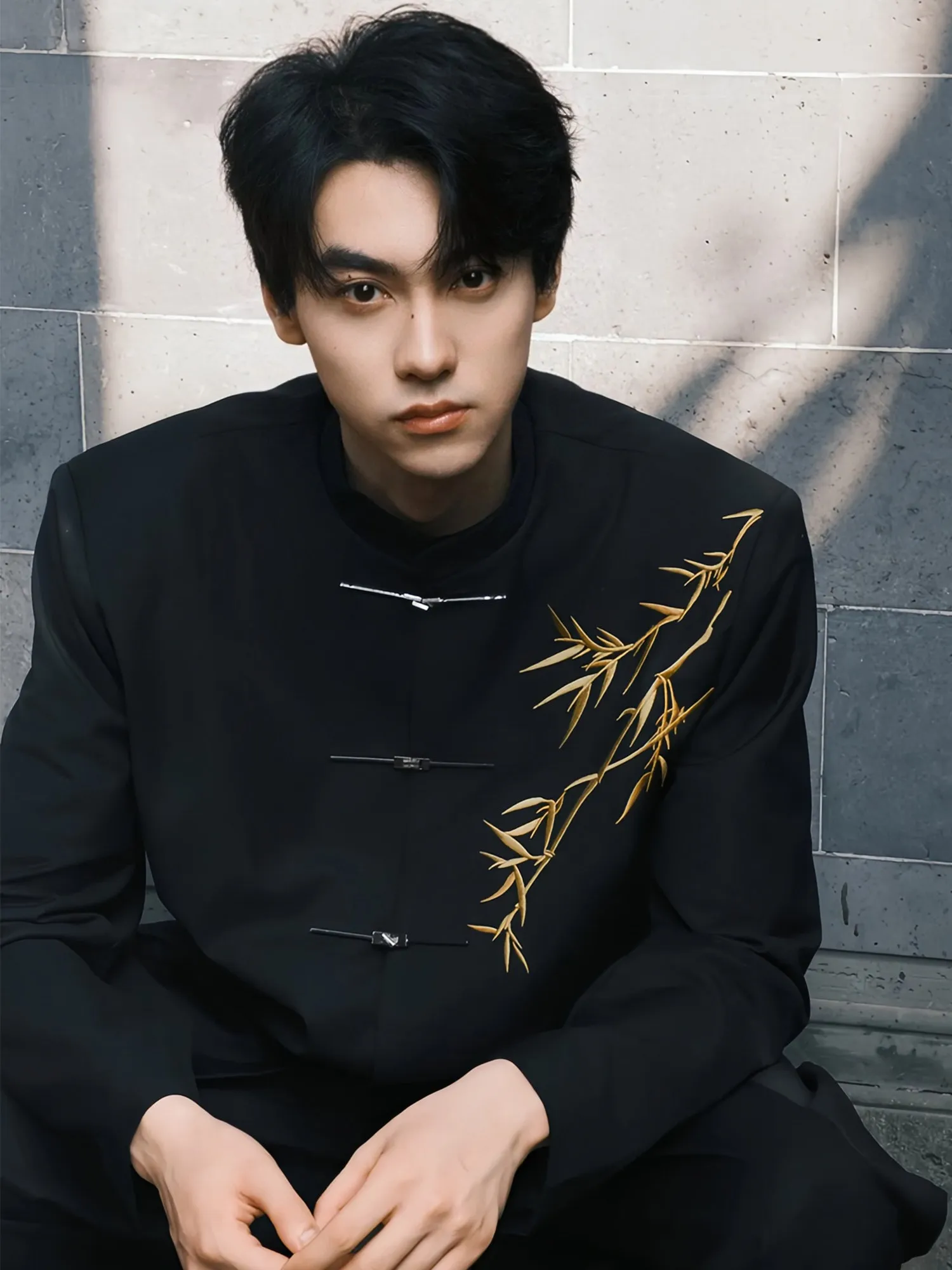 

New Chinese Sle Men's Wedding Suit Set Embroidered Stand Collar Zhongan Coat Boy Adult Formal Wear Casual Western Jaet