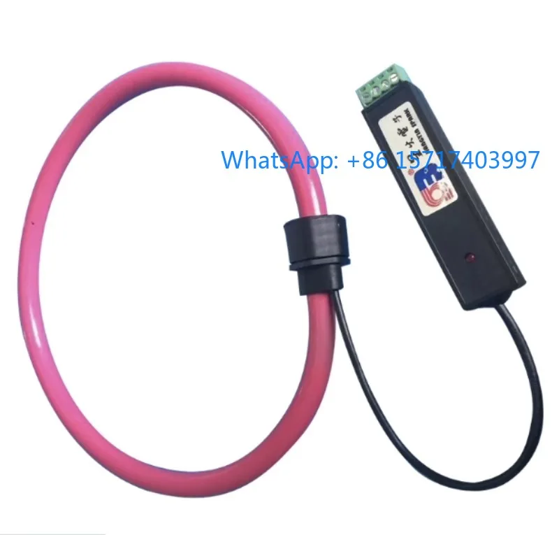

Open flexible current transformer outputs current and voltage signals