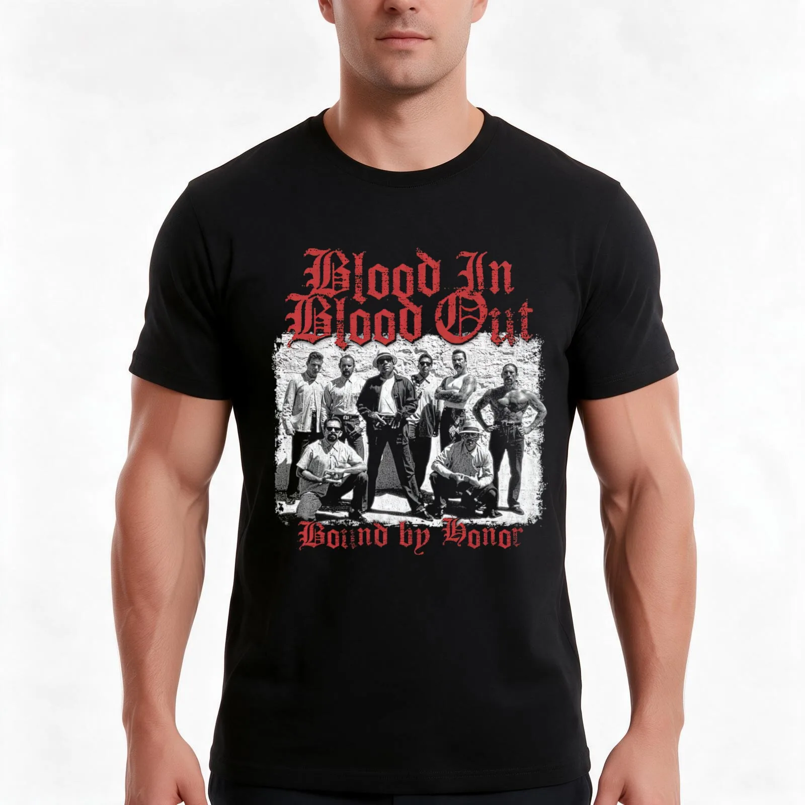 Blood In Blood Out, Vatos Locos, Cult Classic T-Shirt, Summer Casual Cotton Tee, Oversized Streetwear Tops, Unisex Men Women