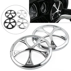 2Pcs Motorcycle Front Speaker Grill Trim Cover For Harley Trike Tri Glide Ultra Classic 2014-2022
