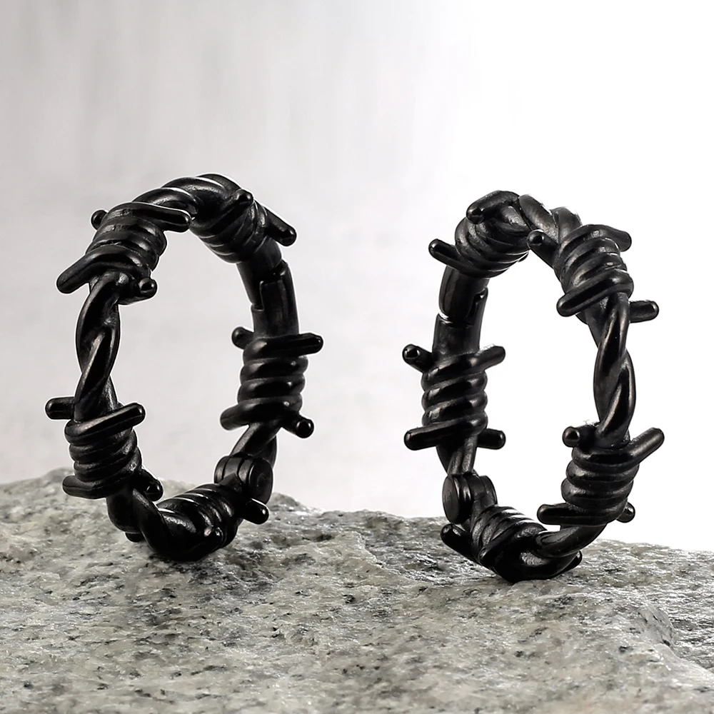 Casvort 2PCS Ohr Gewichte Kleiderbügel Bahre Expander 316 Edelstahl Neue Ankunft Seil Knoten Piercing Körper Schmuck Frauen Männer – Detail 12