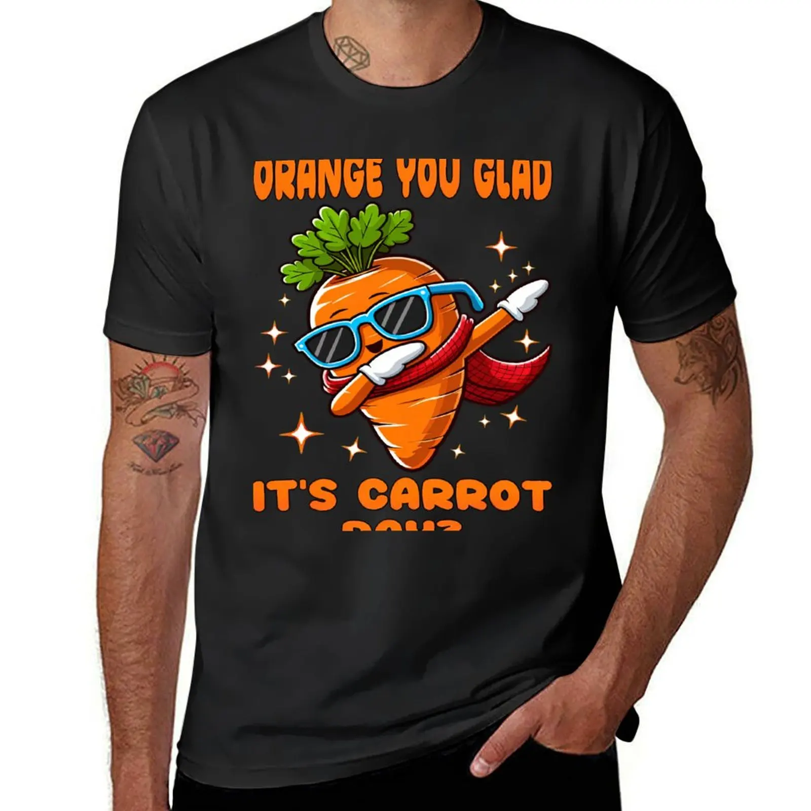 Orang You Glade It's Carrot Day (Funny Carrot Dabbing) T-Shirt rapper graphic tees anime stuff men clothing