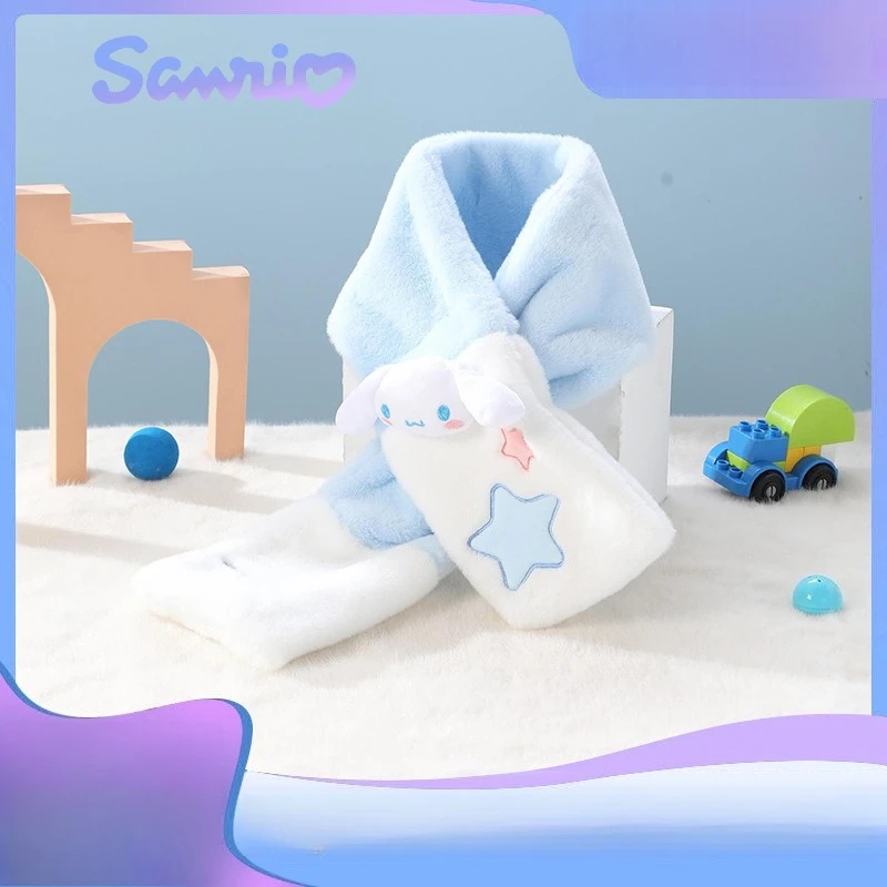 

Miniso Sanrio genuine scarf for girls with versatile autumn and winter scarf for men and women thickened fashion ins style scarf