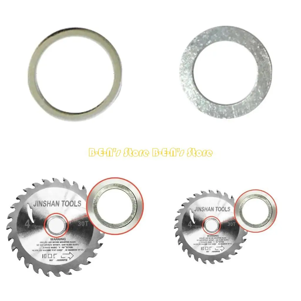 Y1AD Convenient 20/22/25.4/30/32mm Circular Blade Reduction Ring Cutting Blade Conversion Ring Woodworking Tools