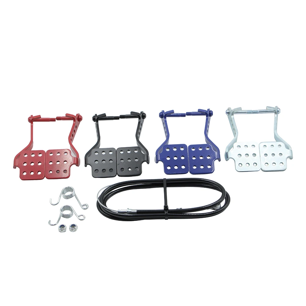 Go Kart brake accelerator pedal with reset spring pedal kit suitable for 212Cc, 196Cc, 6.5Hp, 5.5Hp Road Rocket