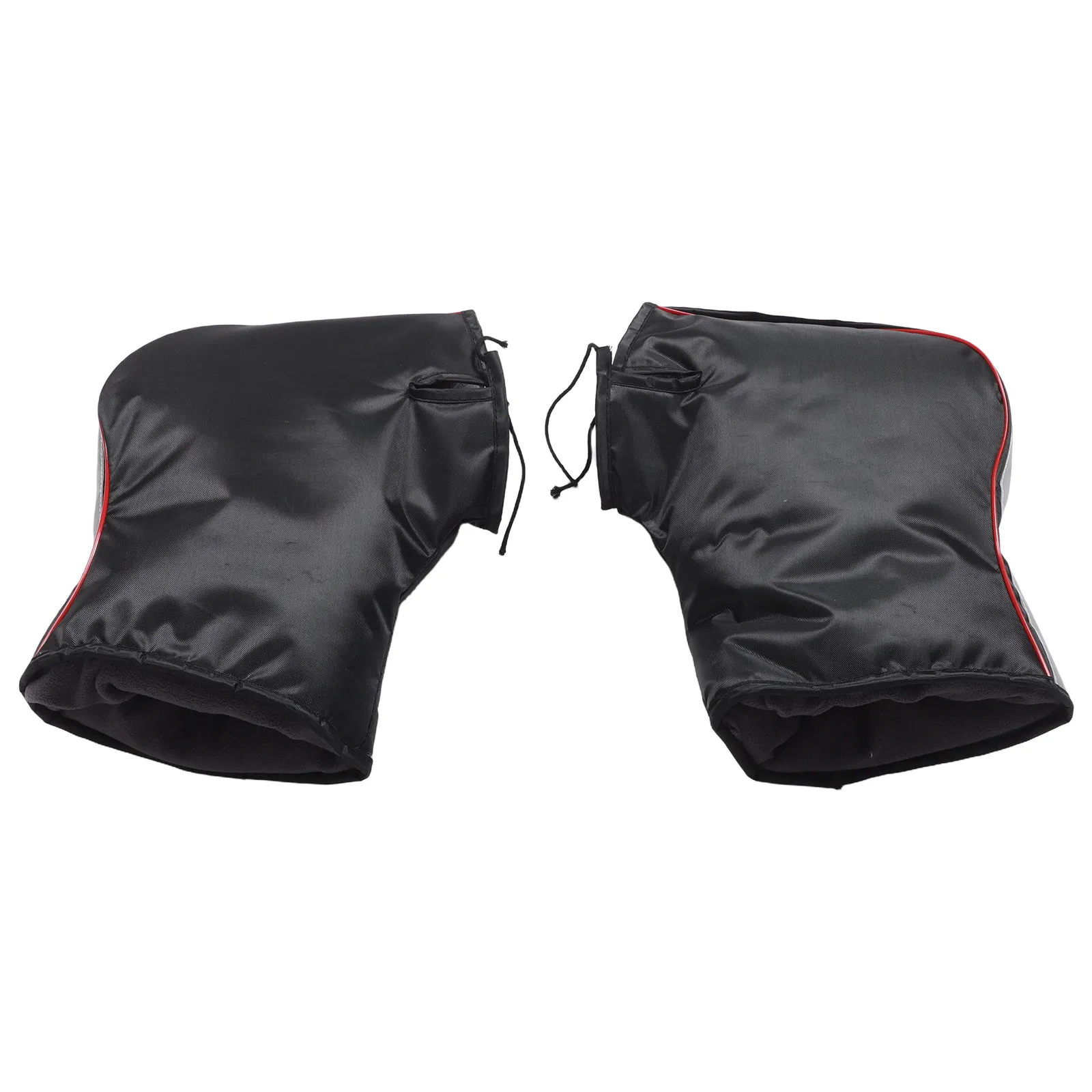 

1 пара зимних мотоциклетных перчаток для руля, светоотражающие, термоизолированные, ветрозащитные перчатки для квадроциклов, снегоходов, электровелосипедов, скутеров