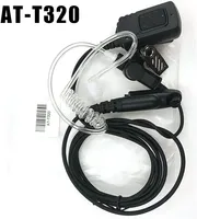 SALE USB T320 Original Air Tube Headset For 4G Network Radio Inrico T320 S100 S200 Android Mobile Phone PTT Earphone