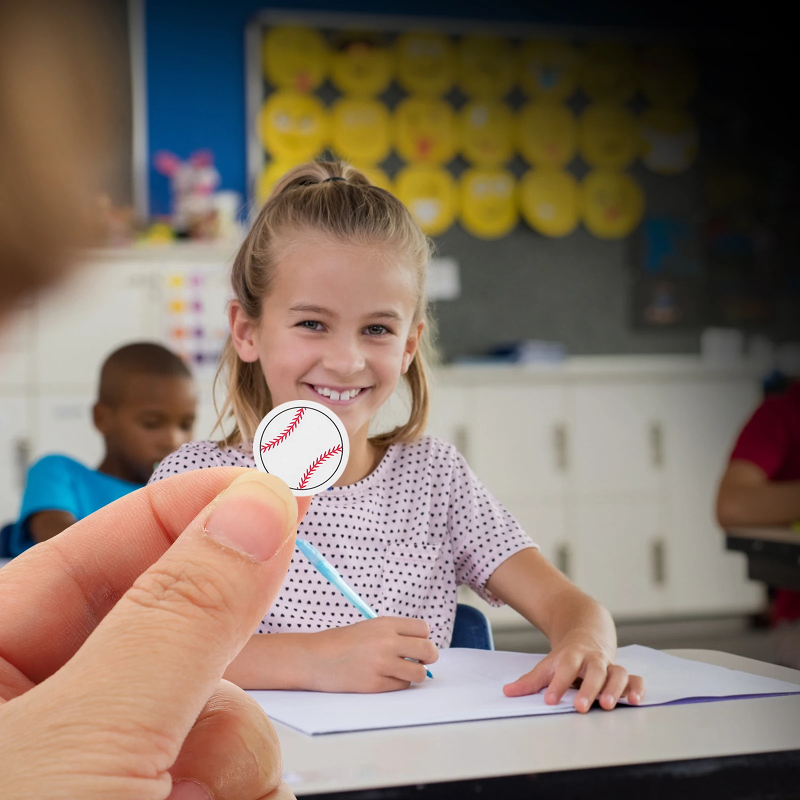 

20 Sheets Baseball Label Sticker Cartoon Basketball Sports Stickers Party Supplies