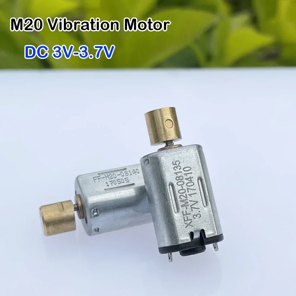 5PCS Micro Mini M20 Vibration Motor DC 3V-3.7V 8*10MM with Copper Eccentric Wheel Vibrator Home Electronic Component Motor