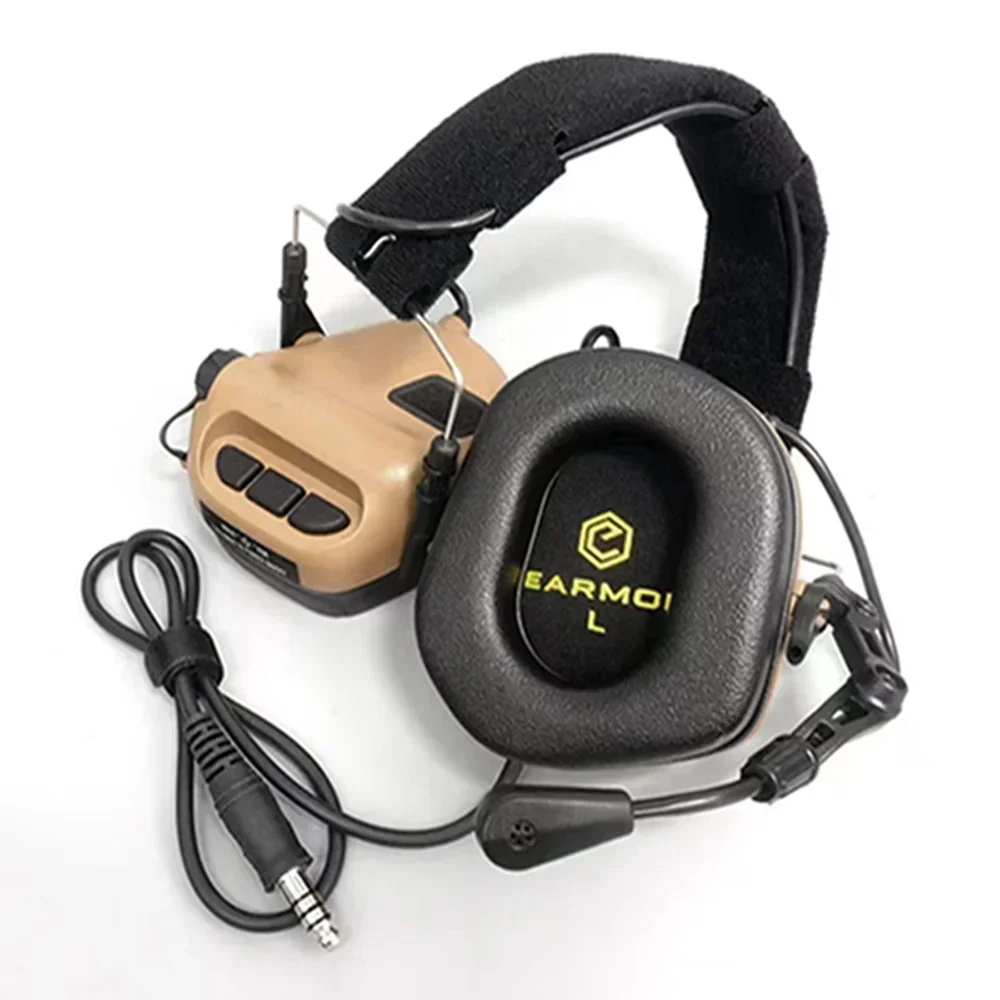 Imagem -02 - Earmor-anti-noise Tactical Headconjunto Fones de Ouvido Militares Aviação Comunicação Softair Orelha Regalos Airsoft Esportes M32 M0d3 Venda Quente