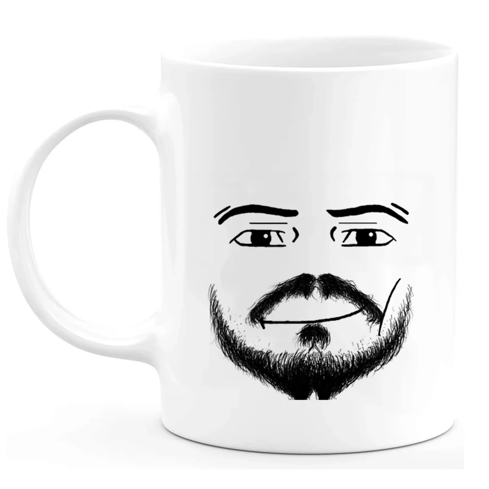 Game Inspired man Face Mug Funny Men or Woman Faces Coffee Mug Cute Gamer Birthday Christmas Gift Mug