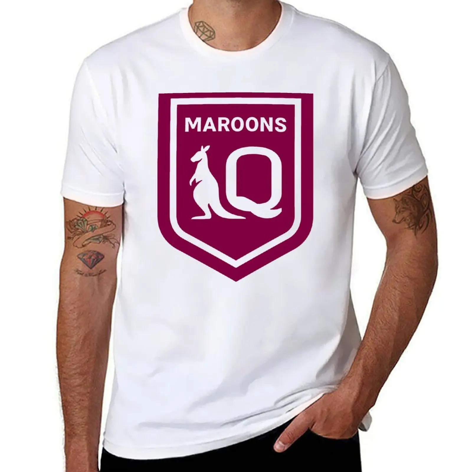 

Maroons Old T-Shirt man t shirt cotton high quality funny t shirts man T-Shirt