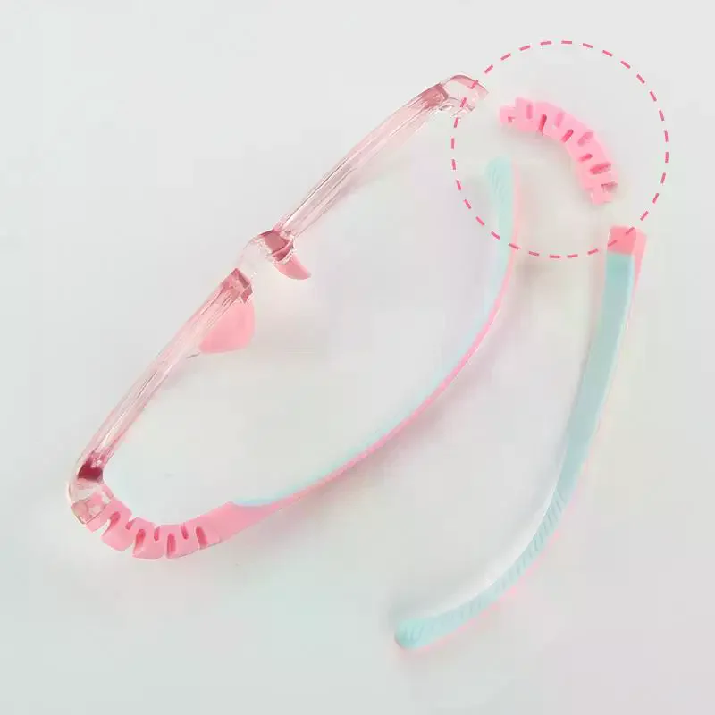 Children's Silicone Glasses Legs Glasses Arm Anti-Slip Snap-on Eyeglasses Arm Replacement Multiple Color Silicone Glasses Legs