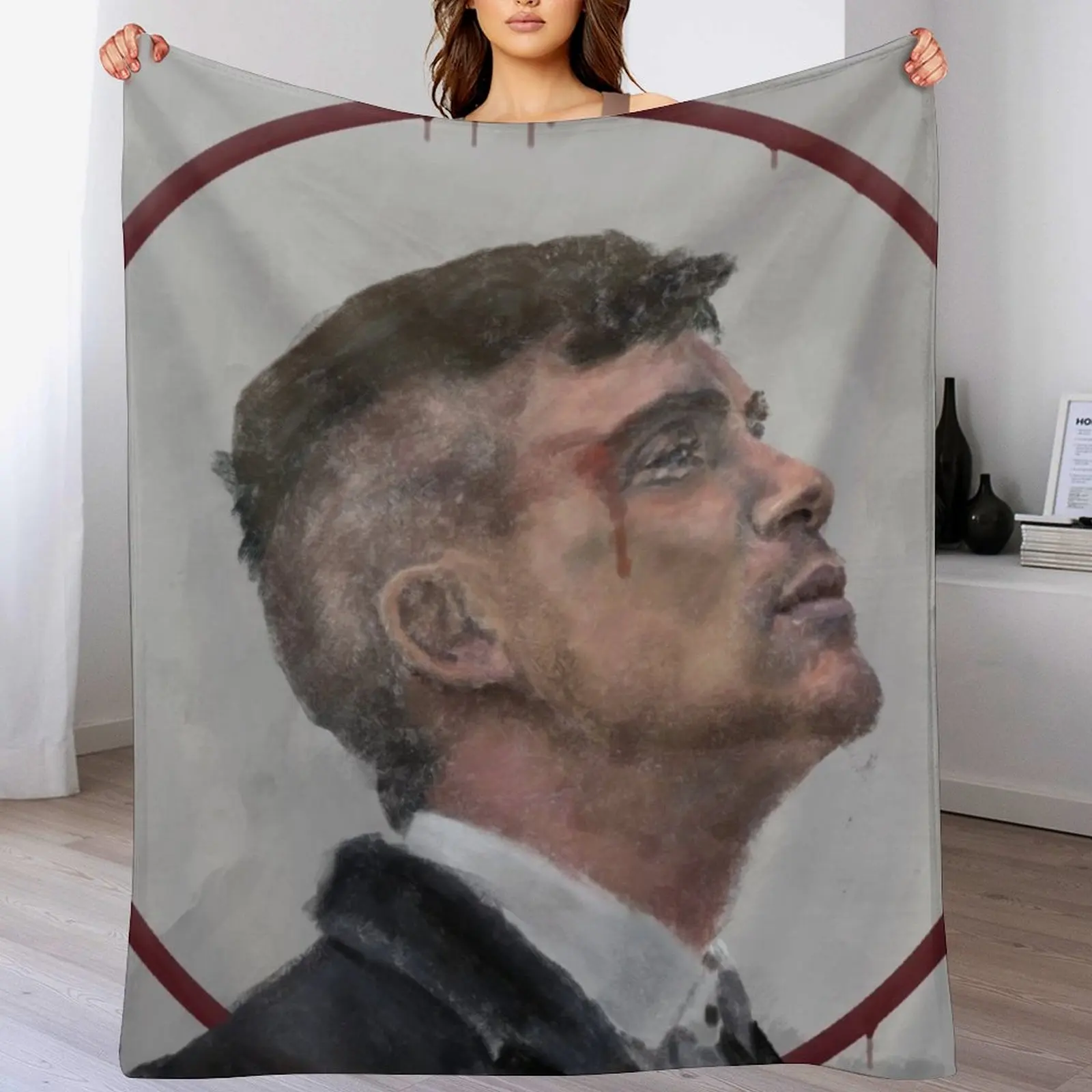 

Peaky Blinders Tommy Shelby Throw Blanket for winter warm winter Blankets