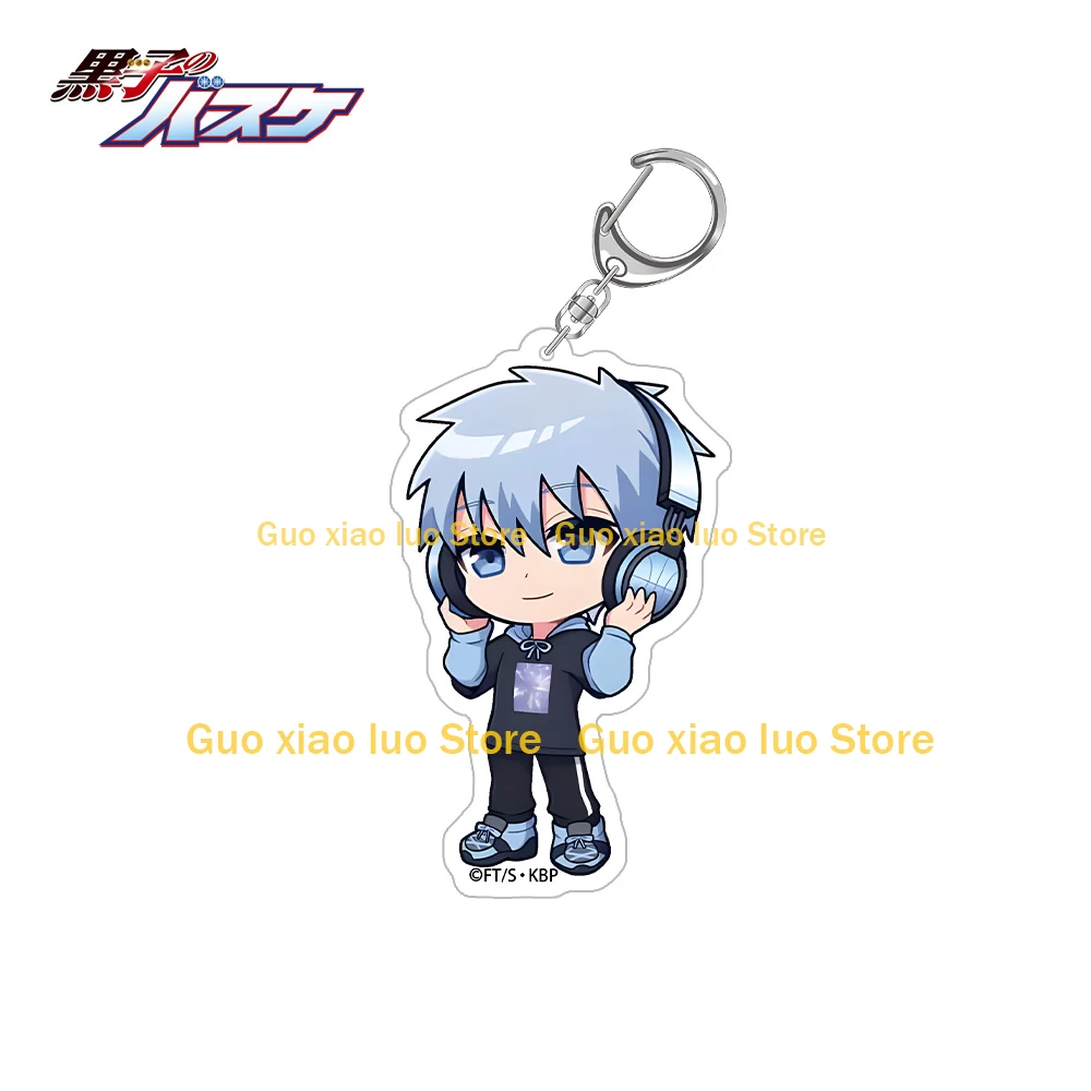 Kuroko`s Basketball Headphone ver Tetsuya Kuroko Daiki Aomine Atsushi Murasakibara Seijuro Akashi Chibi Acrylic keychain Toy