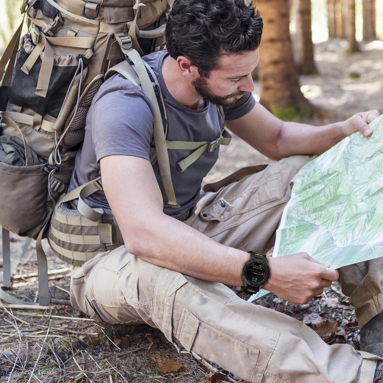 درب حلقة حزام ل Garmin Fenix 8 7X 7 Pro Fenix 6X 6 5X 5Plus Tactix 7 20 22 مللي متر 26 مللي متر سريعة صالح سوار Fenix 8 الفرقة 47 مللي متر 51 مللي متر