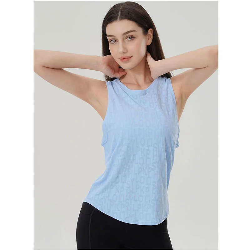 Aiithuug Yoga Sleeveless Mesh Breathable Active Top Fitness Yoga Cover Up Gym Quick Dry Athletic Shirts Cropped Tank Muscle Tank