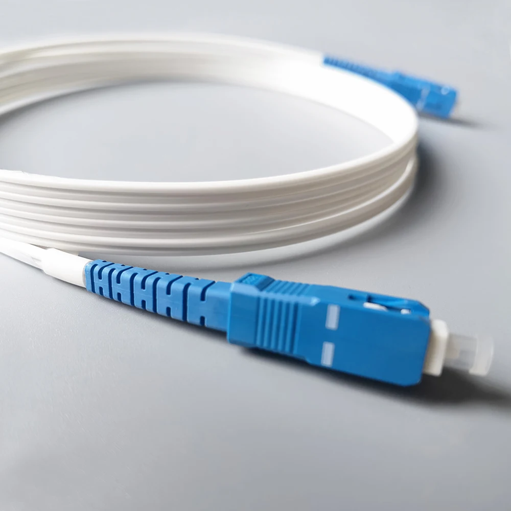 SC/UPC-SC/UPC 1m/2m/3m pour le modem Internert Fibre DstressCable Simsake Single Mode FTTH Incentré Optic DstressCable Patch rette