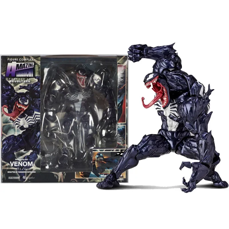 

Marvel Character Venom in Movie The Amazing Spiderman BJD Figure Model Toys 18cm