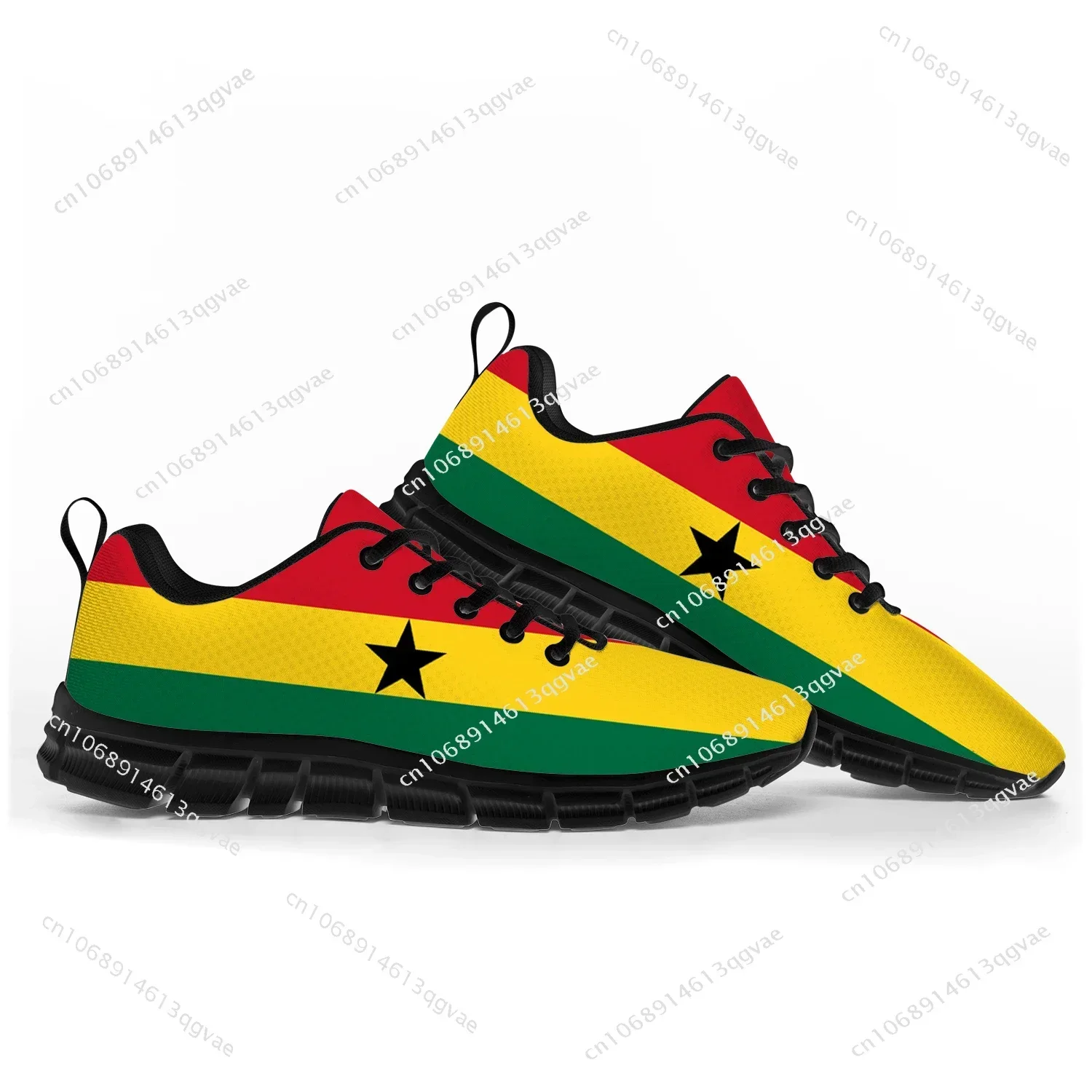 

Ghanaian Flag Sports Shoes Mens Womens Teenager Kids Children Sneakers Ghana Casual Custom High Quality Couple Shoes