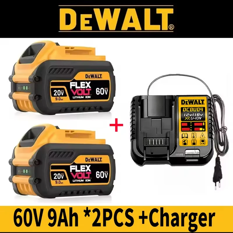 Original DeWALT 60v Battery 9Ah MAX FlexVolt DeWALT Battery DCB609 DCB606 DCB206 DCB209 DCB182  Power Tool Battery