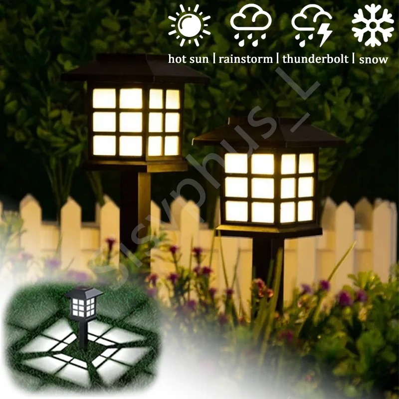 Lumière solaire de pelouse de trottoir IP65 lumières solaires extérieures imperméables pour l'éclairage de jardin/paysage/Patio/Patio/allée/marche