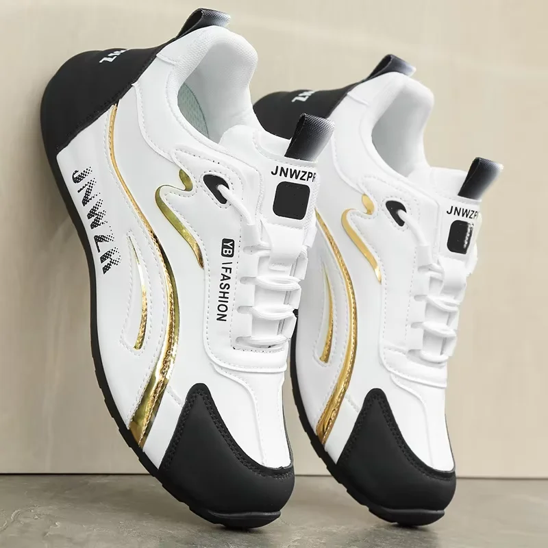 

Men Shoes With Waterproof and Slip Wear Resistant Lightweight PU High-end Travel Shoes Sports and Leisure Shoes