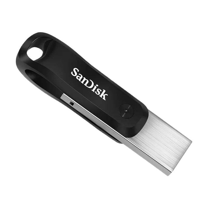 SanDisk Lightning USB 3.0 iXpand Flash Drive Luxe 256GB, Flash Drive 2-in-1 128GB 64GB untuk iPhone/ iPad Pro/Mac IX60N/70N/90N