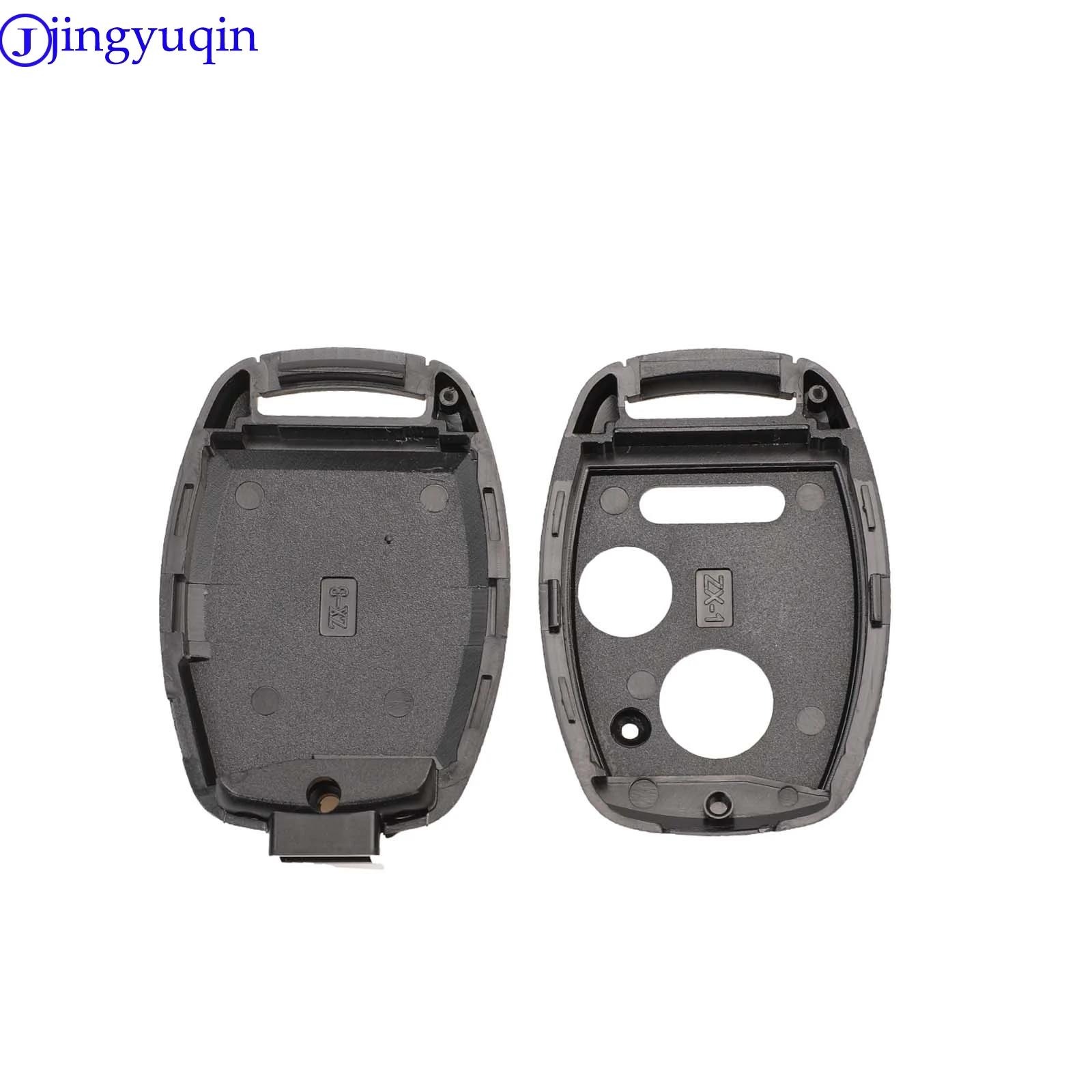 jingyuqin Car Key Case Shell Remote Fob Cover For HONDA Accord CRV Pilot Civic 2003 2007 2008 2009 2010 2011 2012 2013