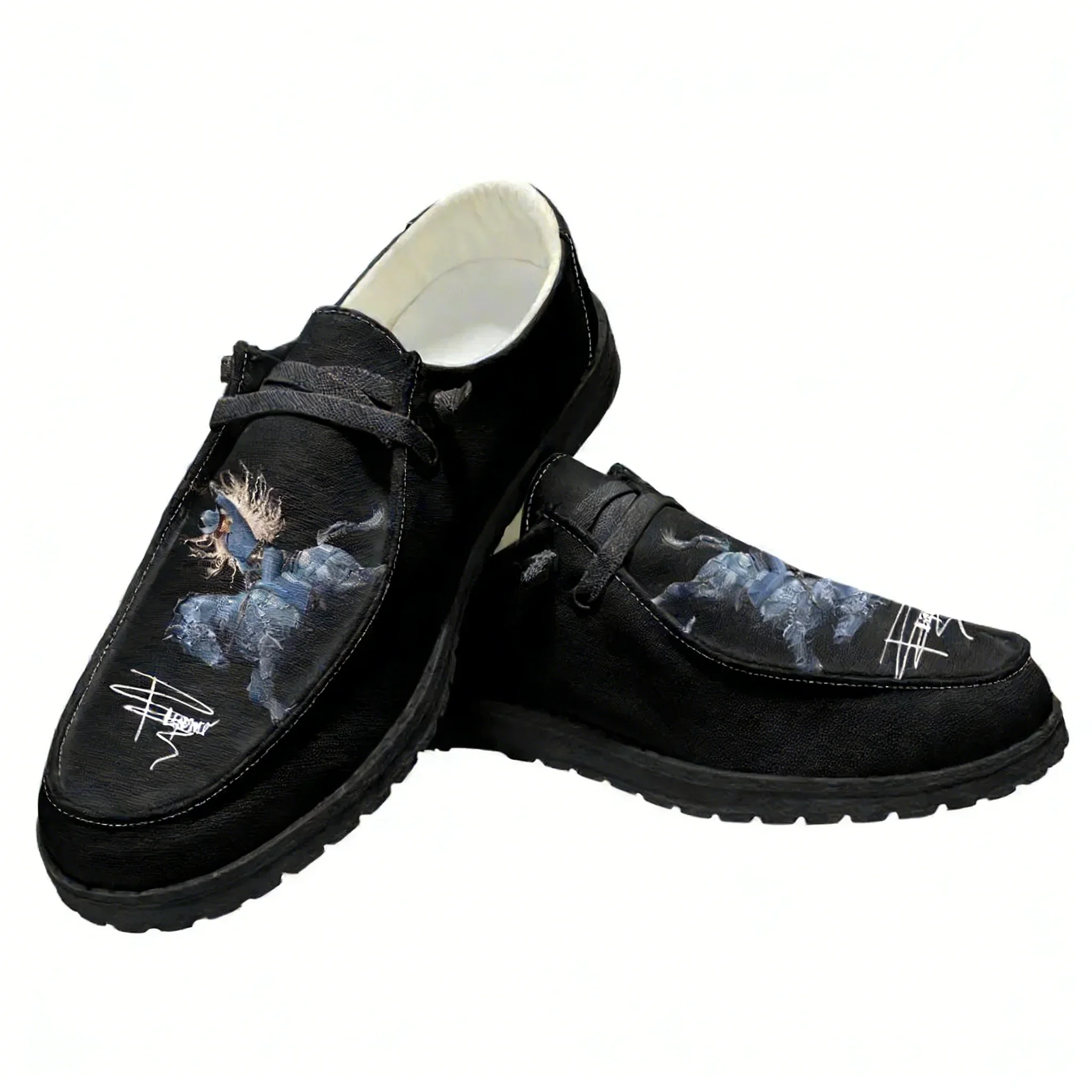 Beyonce Rock Cowboy Carter Zapatos casuales planos para hombre y mujer, zapatos ligeros con cordones para exteriores